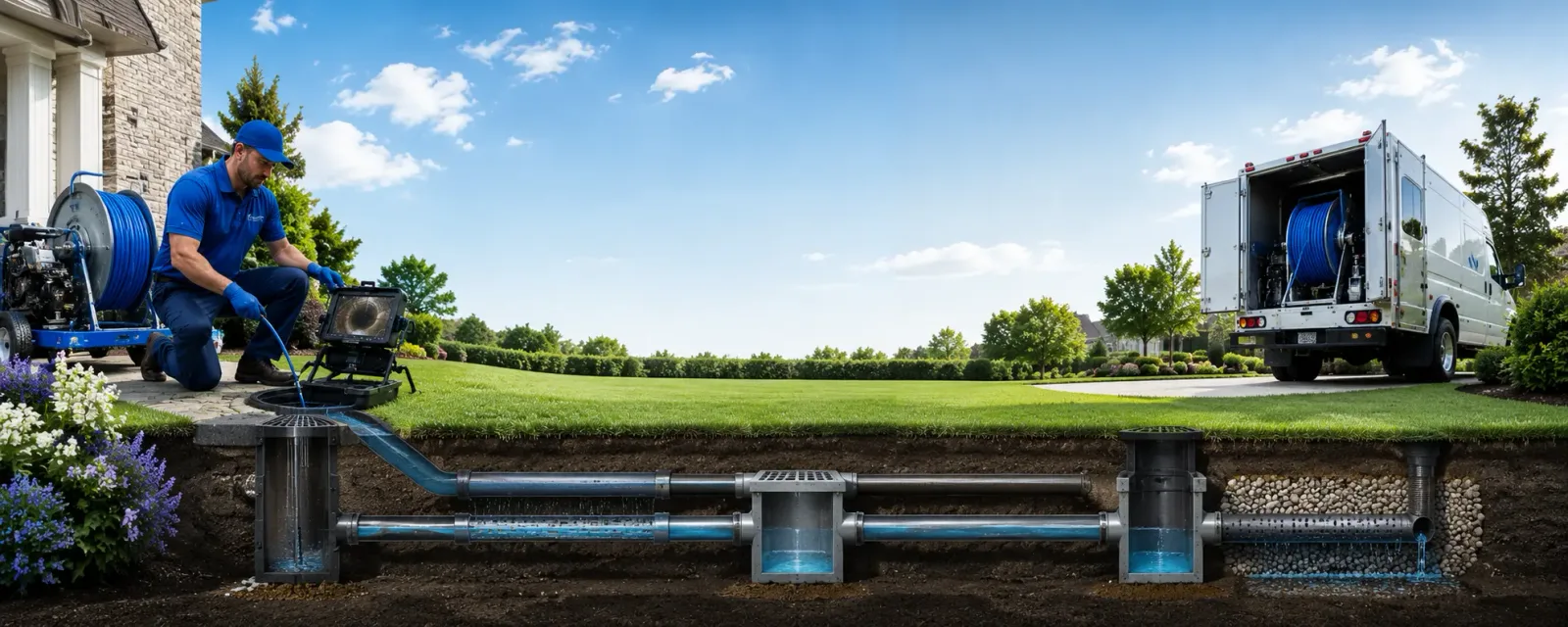 Outdoor drain cleaning information for Bridgeton, IN
